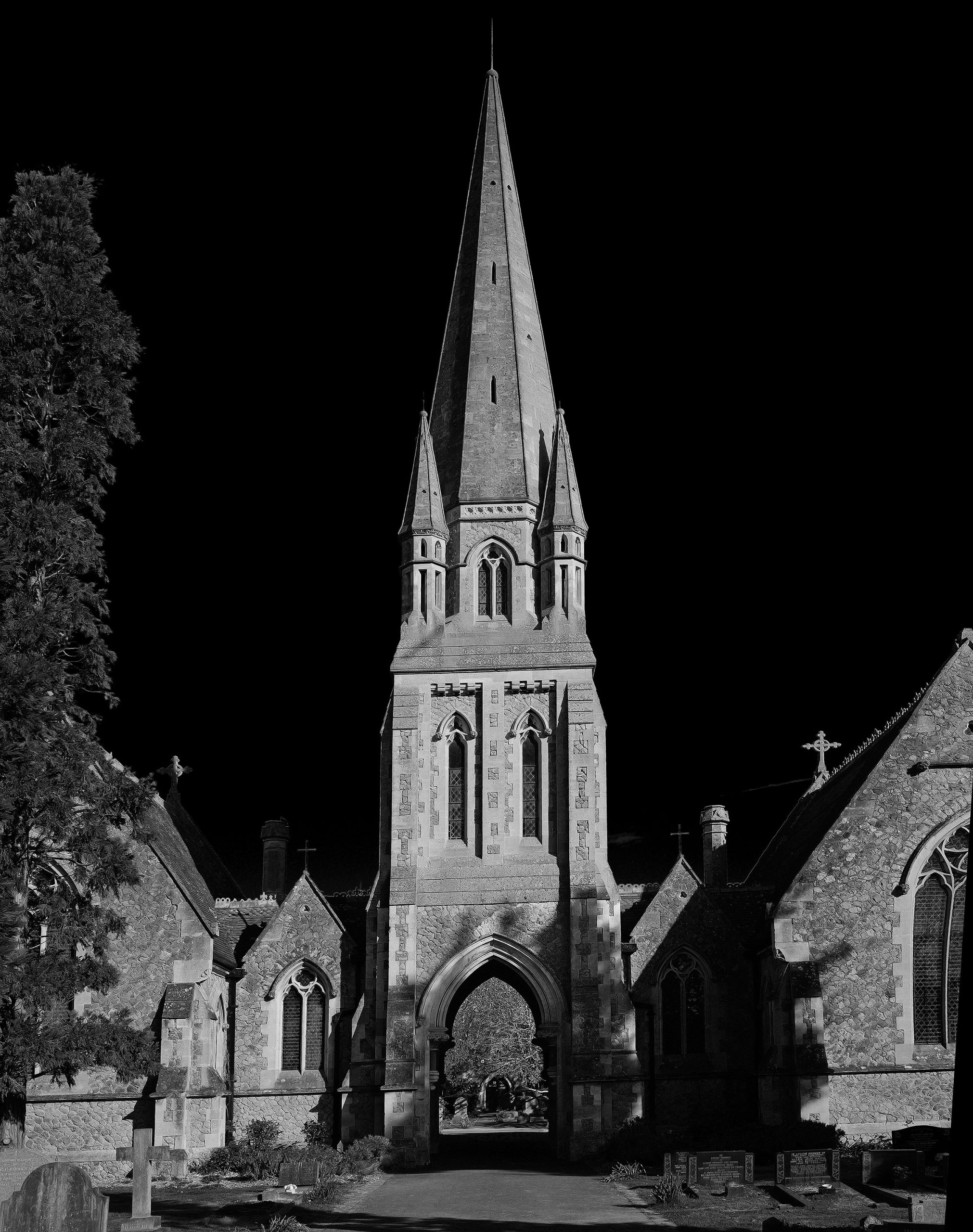 Entrance to the cemetery