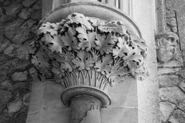 Stone wreath (detail)