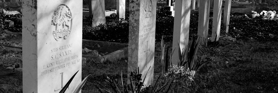 WW2 war graves in Canterbury Cemetery